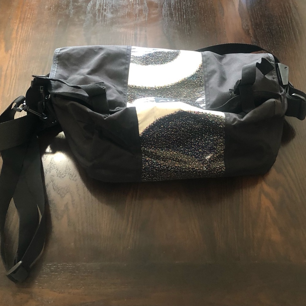 AutoDesk Black and White Messenger Computer Laptop Crossbody Bag work Career - Picture 12 of 13